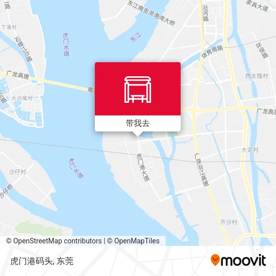 虎门港码头地图