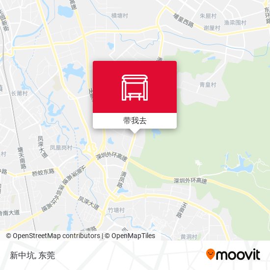 新中坑地图
