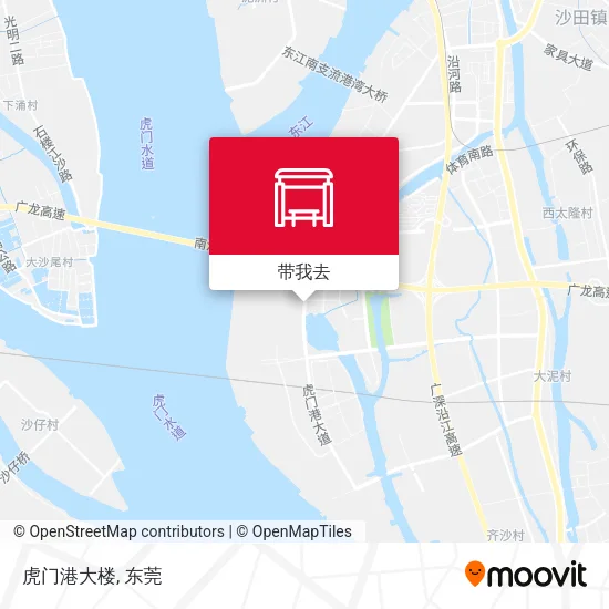 虎门港大楼地图