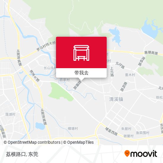 荔横路口地图