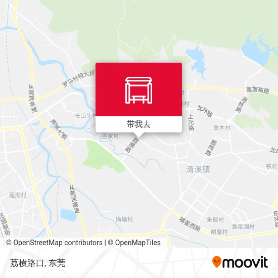 荔横路口地图