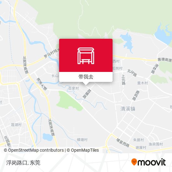 浮岗路口地图