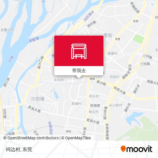 祠边村地图