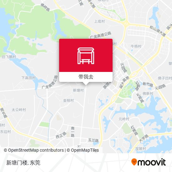 新塘门楼地图