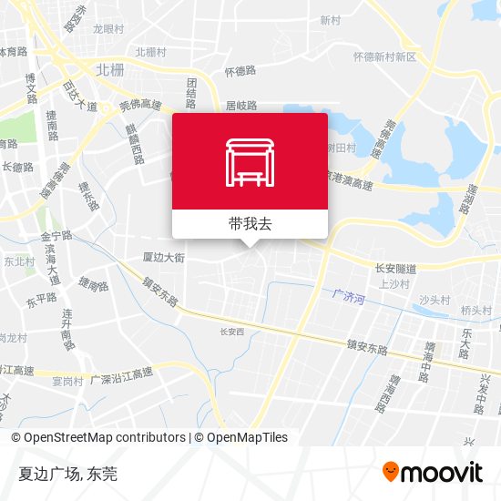 夏边广场地图