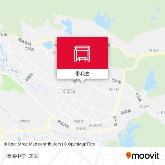 清溪中学地图