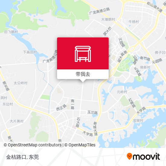金桔路口地图