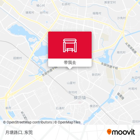 月塘路口地图