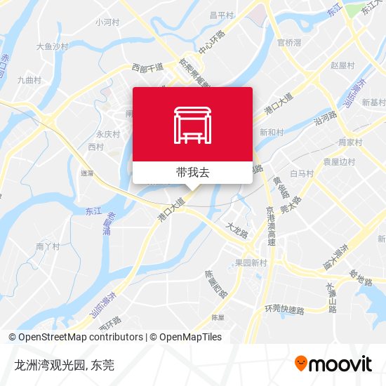 龙洲湾观光园地图