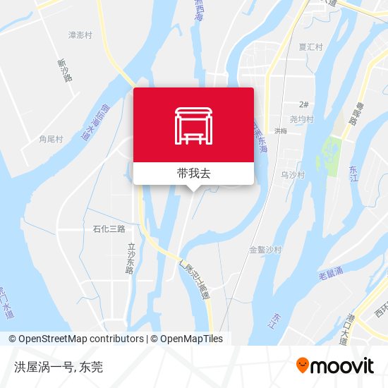 洪屋涡一号地图