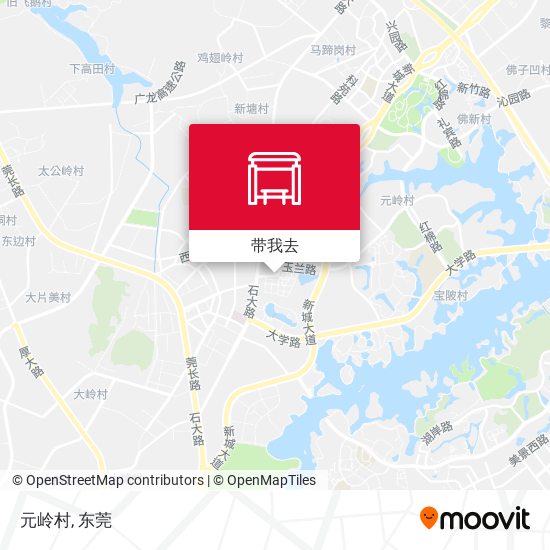 元岭村地图