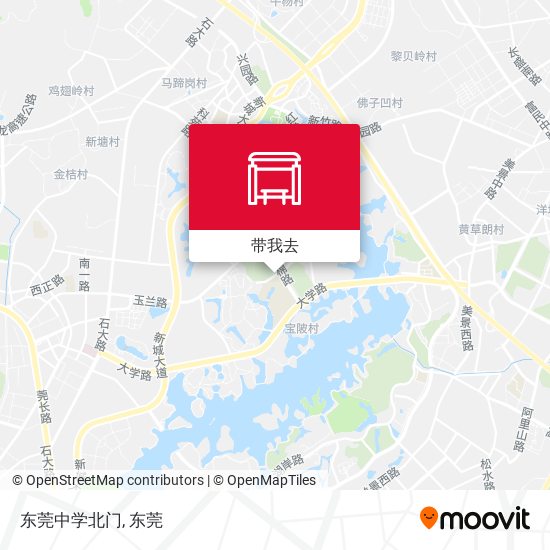 东莞中学北门地图
