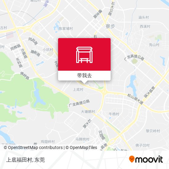 上底福田村地图