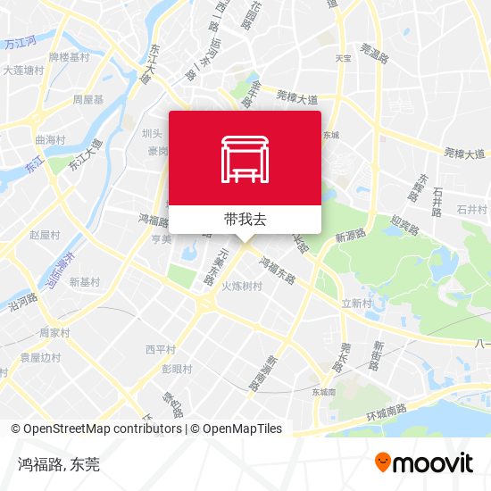 鸿福路地图