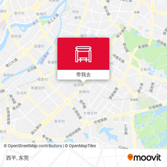 西平地图