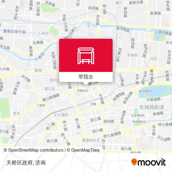 天桥区政府地图