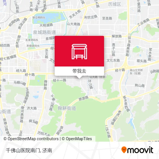 千佛山医院南门地图
