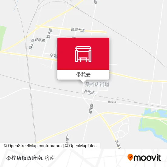 桑梓店镇政府南地图