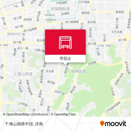 千佛山南路中段地图