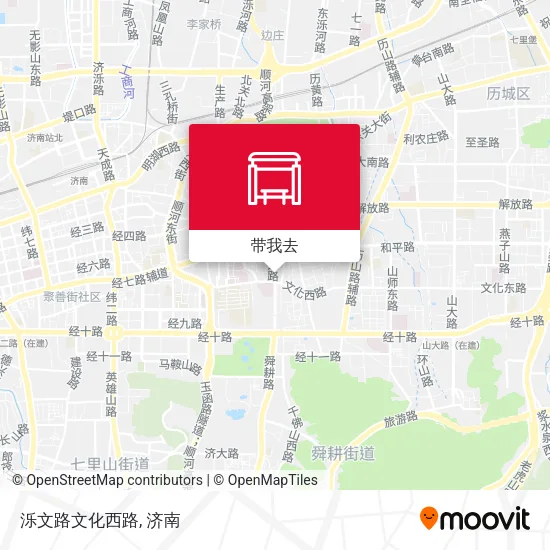 泺文路文化西路地图