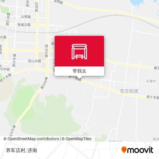养军店村地图