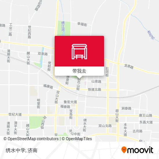 绣水中学地图