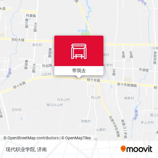 现代职业学院地图