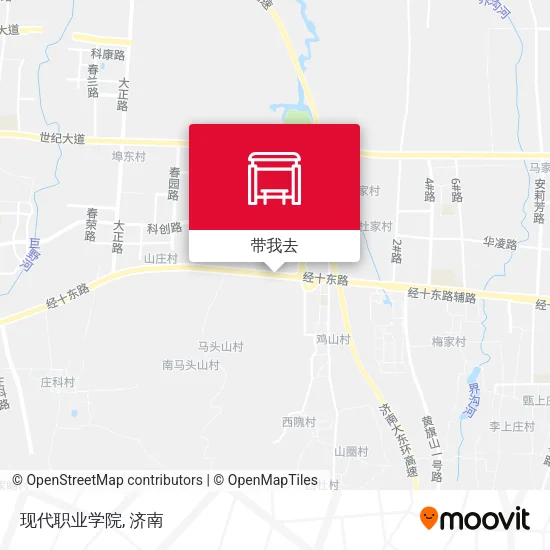 现代职业学院地图