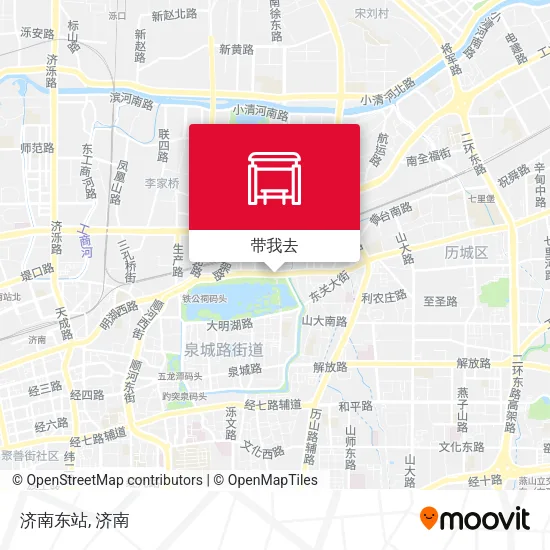 济南东站地图