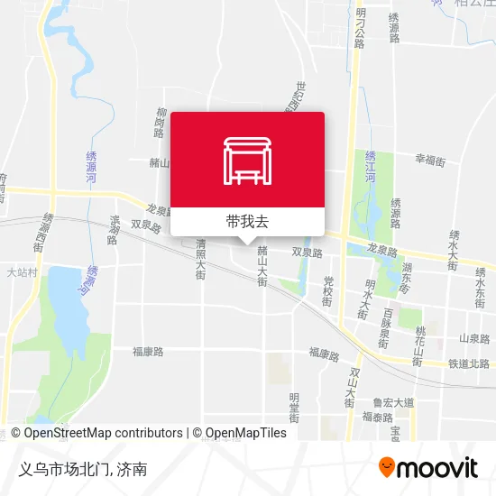 义乌市场北门地图
