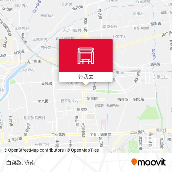 白菜路地图