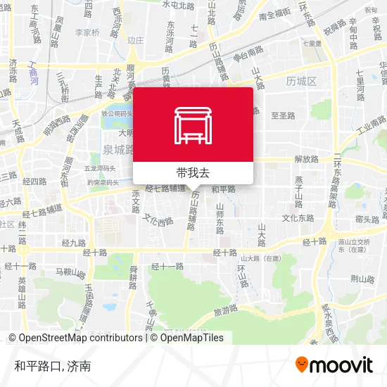 和平路口地图