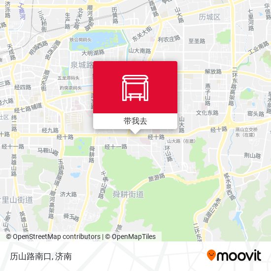 历山路南口地图