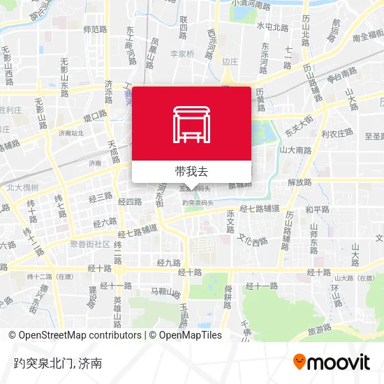 趵突泉北门地图