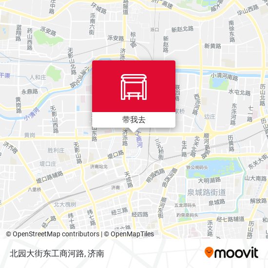 北园大街东工商河路地图