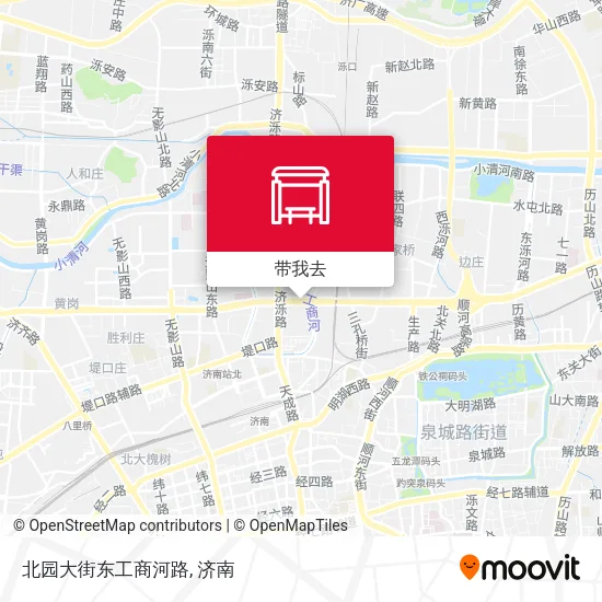 北园大街东工商河路地图