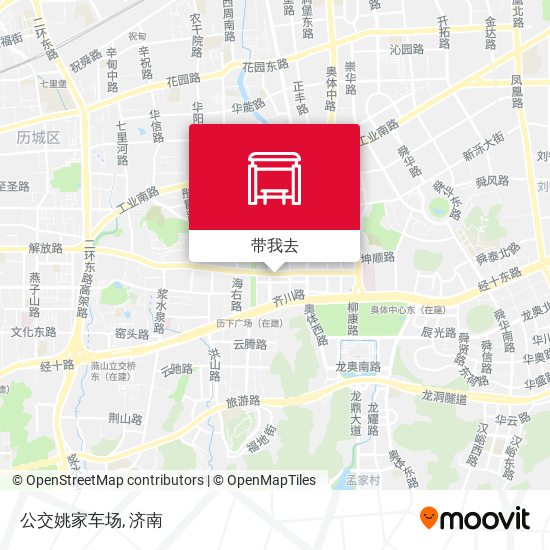 公交姚家车场地图