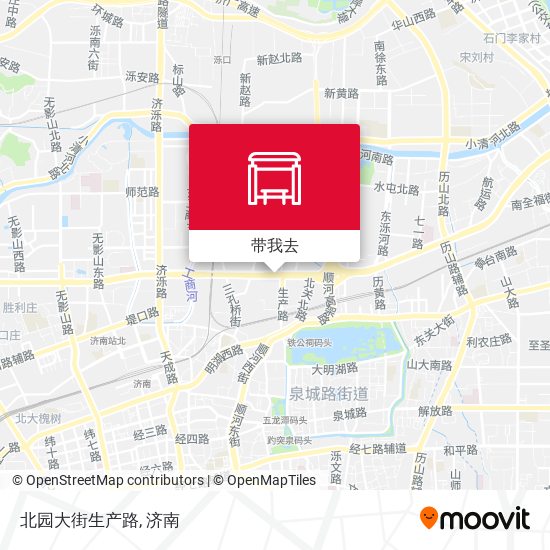 北园大街生产路地图