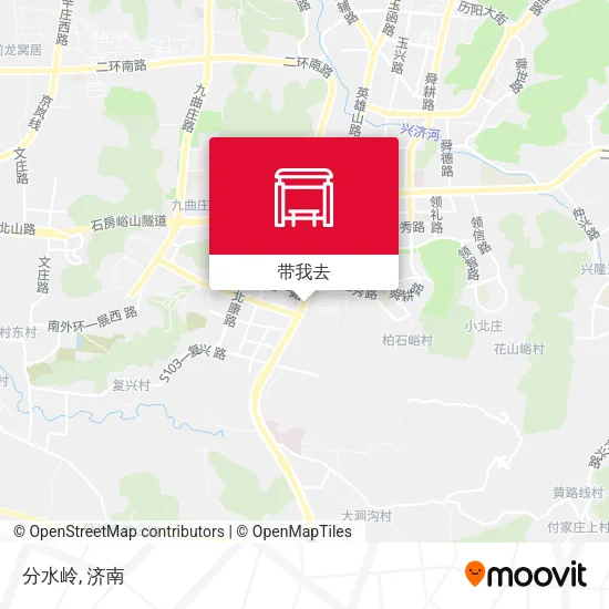 分水岭地图