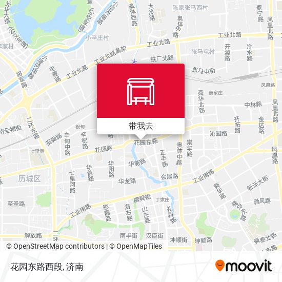 花园东路西段地图