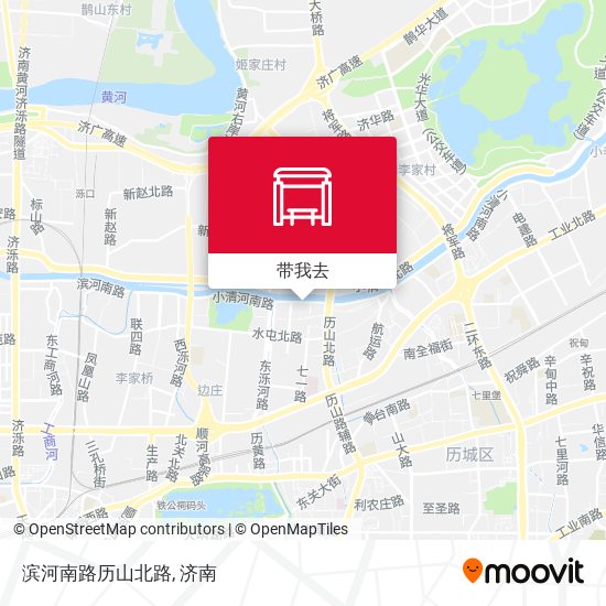 滨河南路历山北路地图