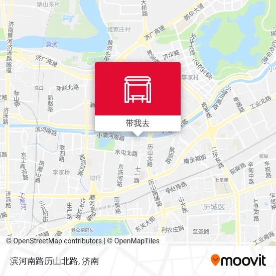 滨河南路历山北路地图