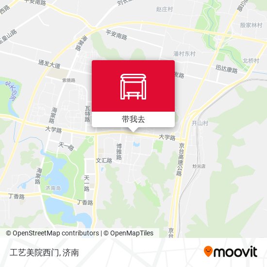 工艺美院西门地图