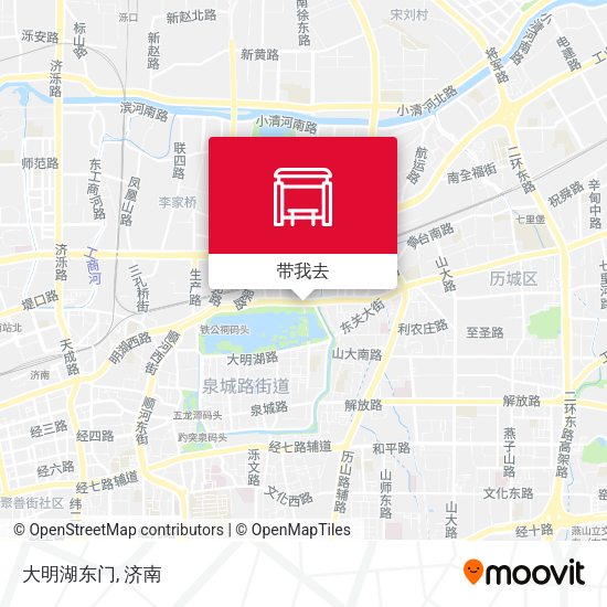 大明湖东门地图