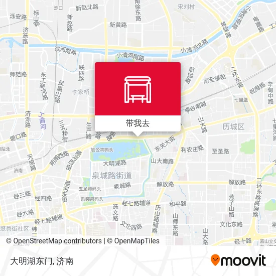 大明湖东门地图