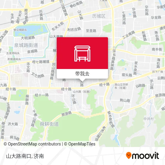 山大路南口地图