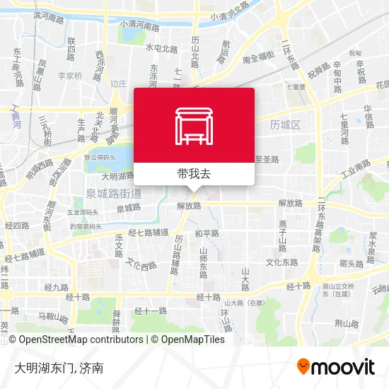 大明湖东门地图