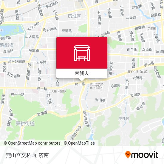 燕山立交桥西地图