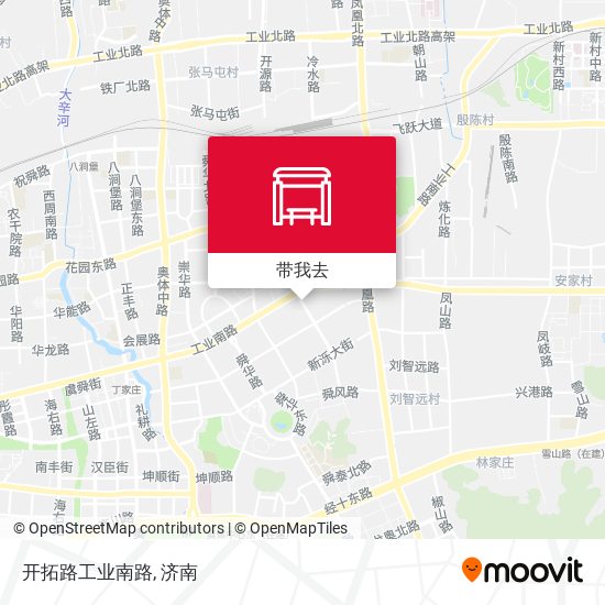 开拓路工业南路地图