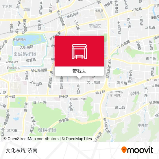 文化东路地图